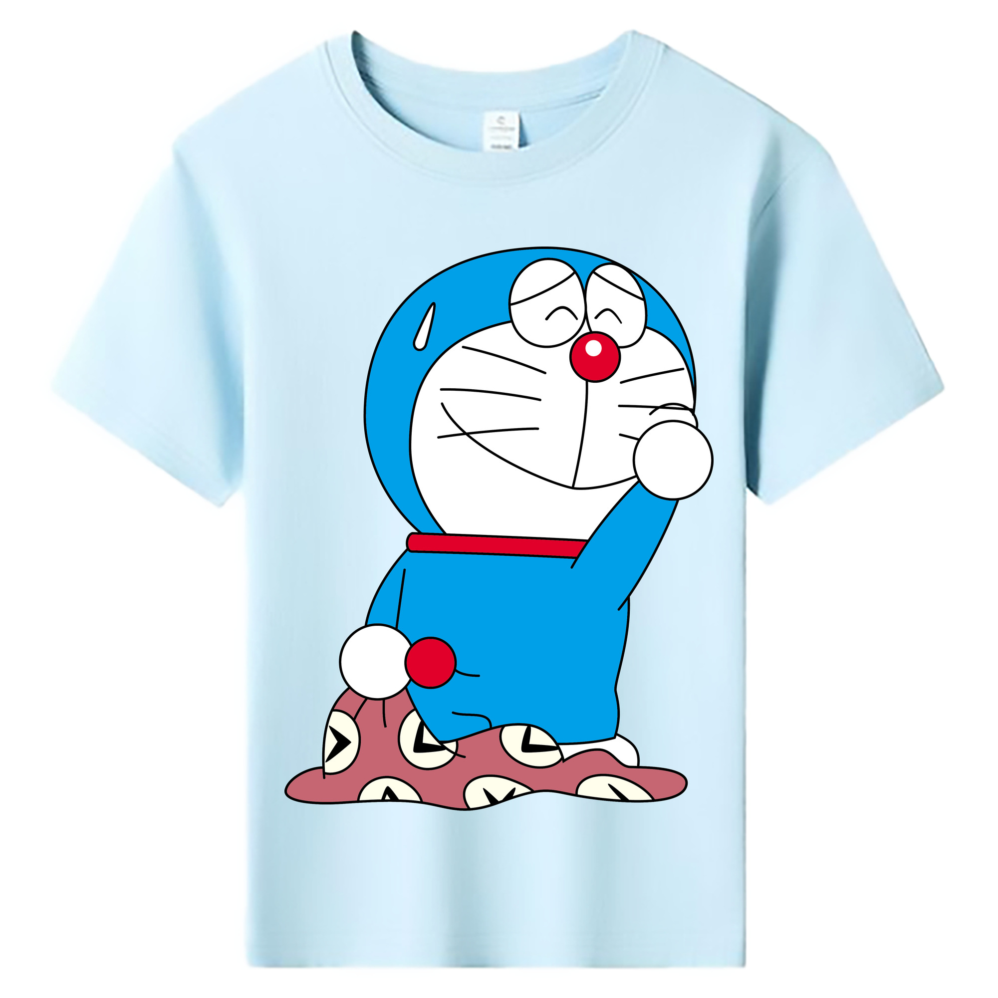 （画像用） ドラえもん Doraemon 綿100％キッズTシャツ（フロントプリント）